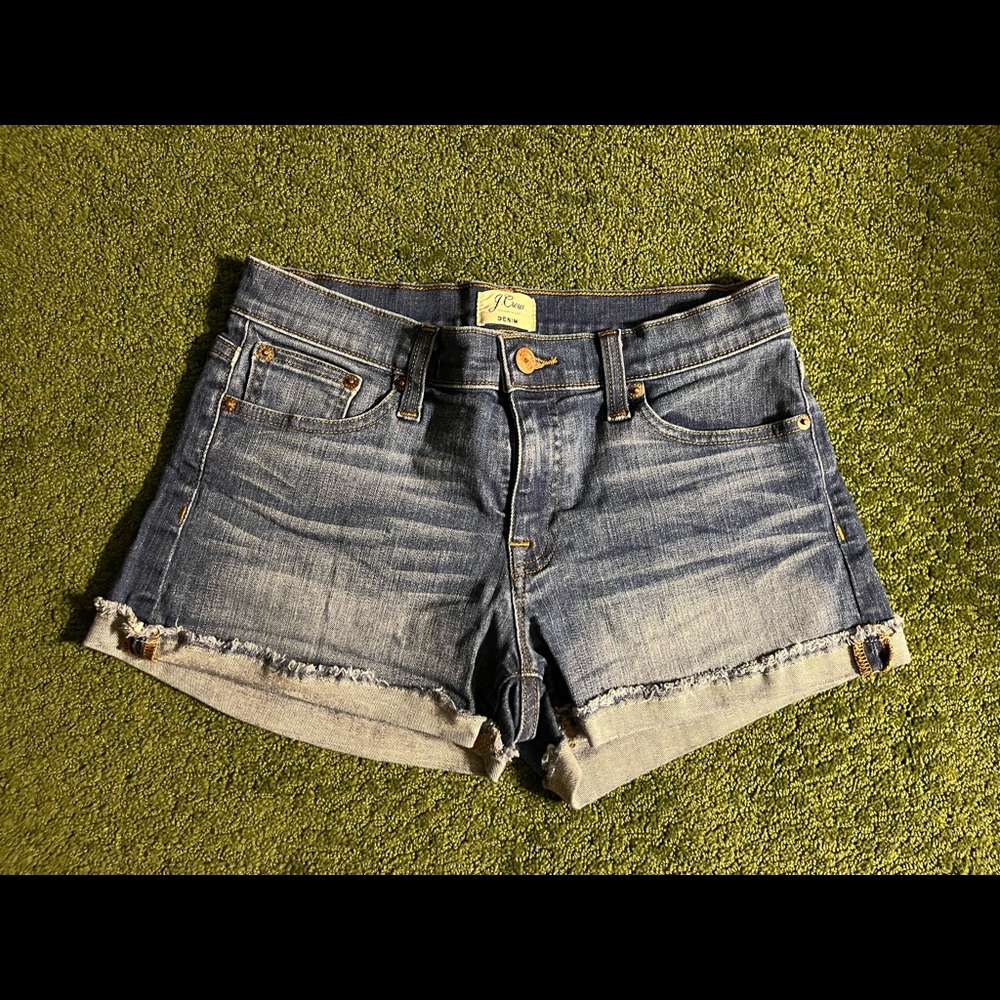 EUC JCrew Jean Shorts sz 26